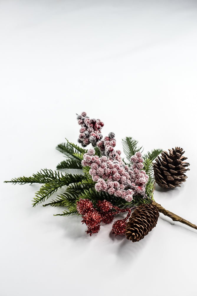 Berry, Pinecones, & Pine - 20" - Greenery MarketXP2627SUGAR