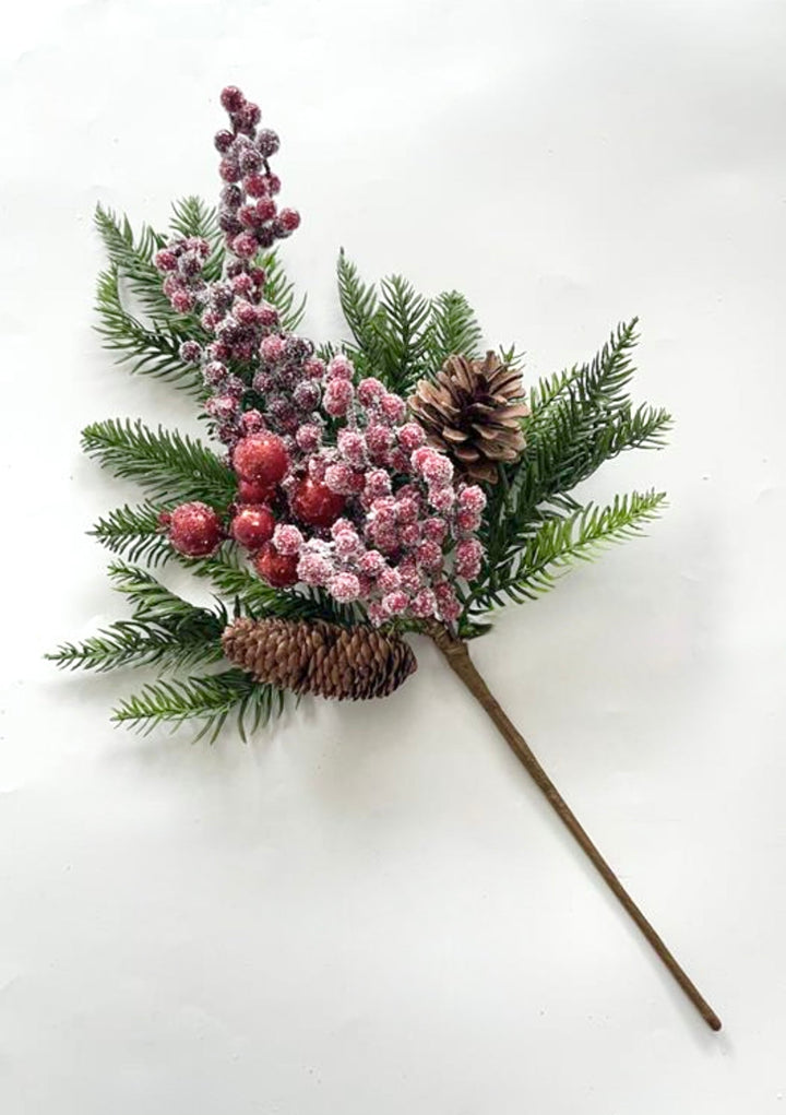 Berry, Pinecones, & Pine - 20" - Greenery MarketXP2627SUGAR