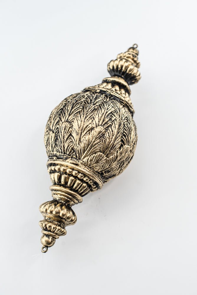 Black and Gold Xmas Hanging Ornament - Greenery Market32178-BKGD