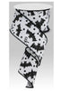 Black and white halloween bats wired ribbon, 2.5" - Greenery MarketWired ribbonRGA198527