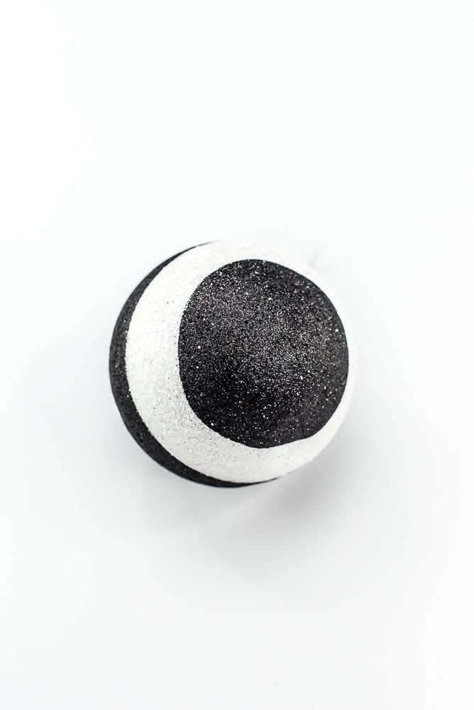 Black and White Stripe Ornament Ball - Greenery Market84920BA4