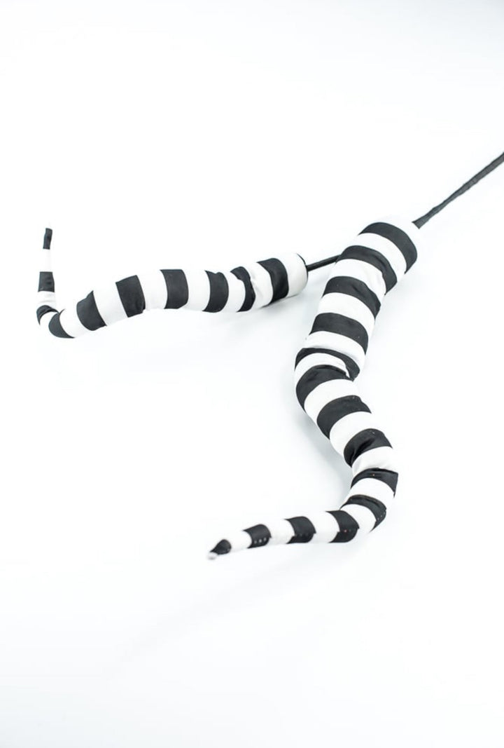 Black and White Stripe Wired Fun Spray - Greenery Market57297BKWT