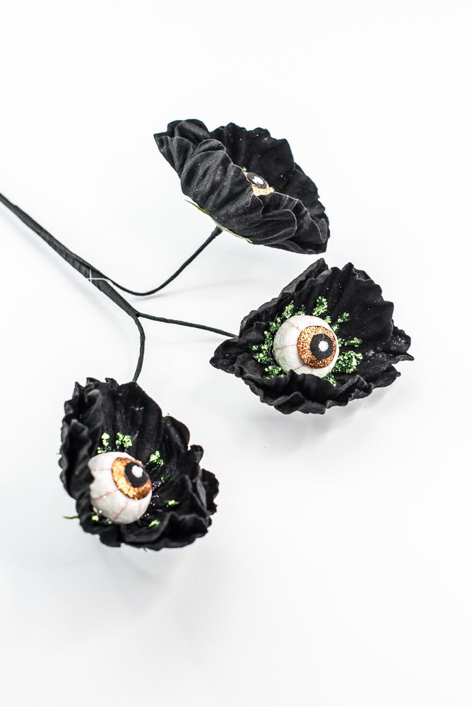 Black Eyeball Flower Spray - Greenery Market57241BK