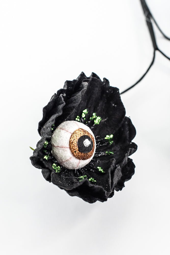 Black Eyeball Flower Spray - Greenery Market57241BK