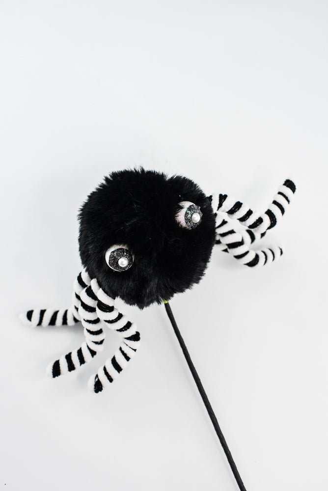 Spider Pick Black Furry Spider Pick - Greenery Market