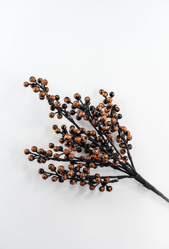 Black & Orange Berry Bush - 16" - Greenery MarketB1706BKOG