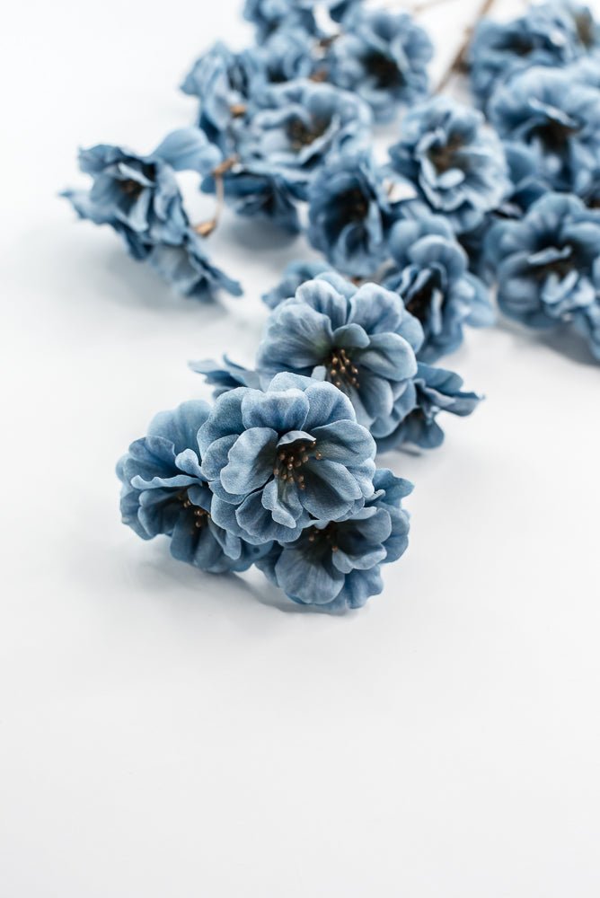 Blue Blossom Artificial Flower Spray - Greenery MarketArtificial Flora85317 - BLUE