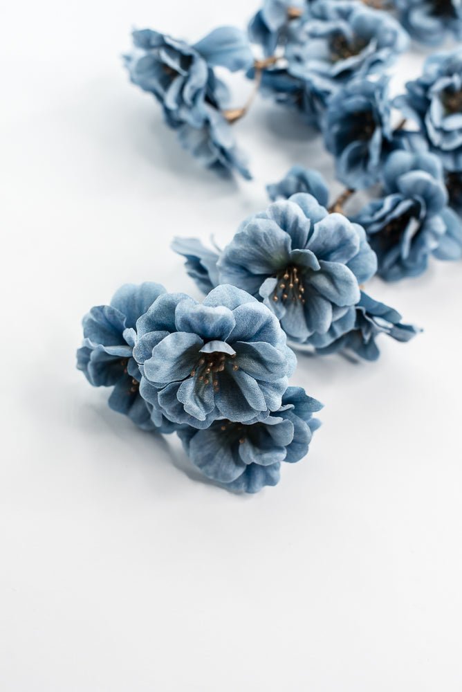 Blue Blossom Artificial Flower Spray - Greenery MarketArtificial Flora85317 - BLUE