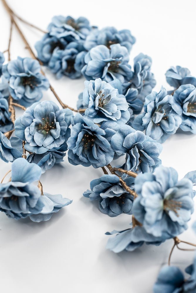 Blue Blossom Artificial Flower Spray - Greenery MarketArtificial Flora85317 - BLUE