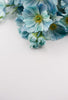 Blue cosmos artificial flower bush - Greenery MarketArtificial Flora84299-TEAL