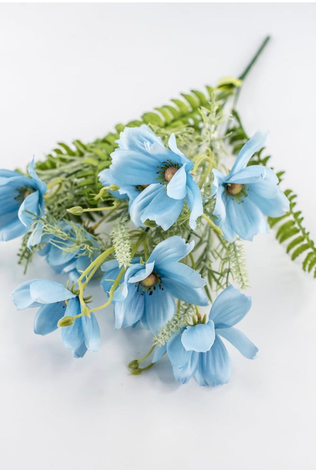 Blue Cosmos Bush - 16" - Greenery MarketArtificial Flowers64033BL