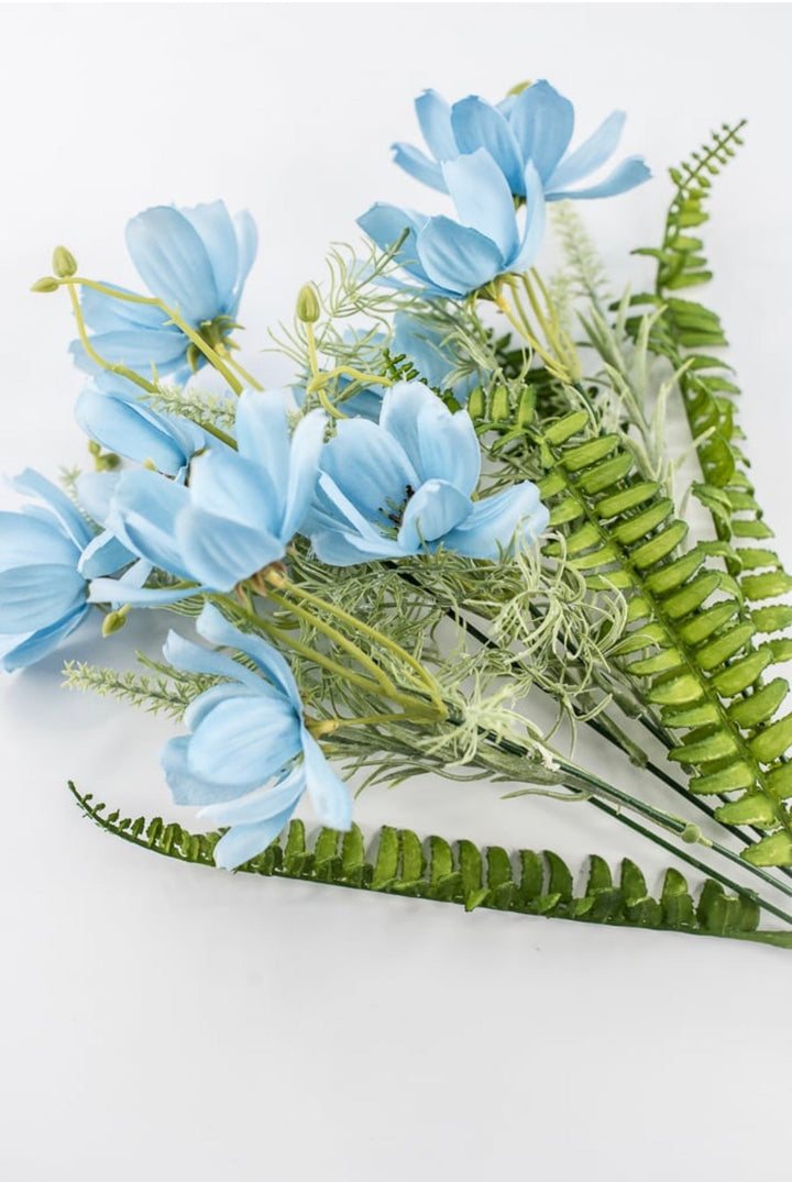 Blue Cosmos Bush - 16" - Greenery MarketArtificial Flowers64033BL