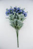 Blue delphiniums artificial flower bush - Greenery MarketArtificial Flora84296-BL