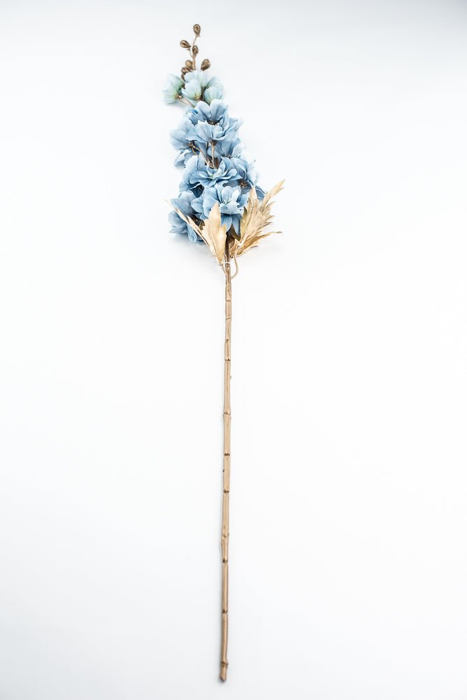 Blue Delphiniums Artificial Flower Stem - Greenery MarketArtificial Flora85318 - BL
