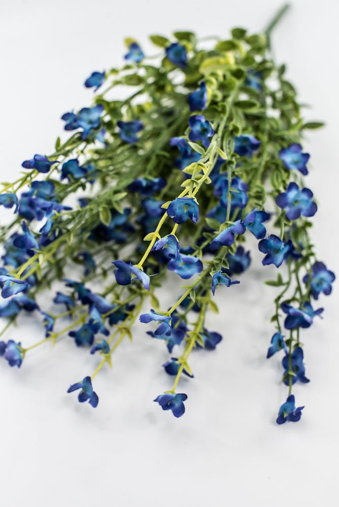 Blue filler flower and greenery bush - Greenery Marketartificial flowers83416-BL