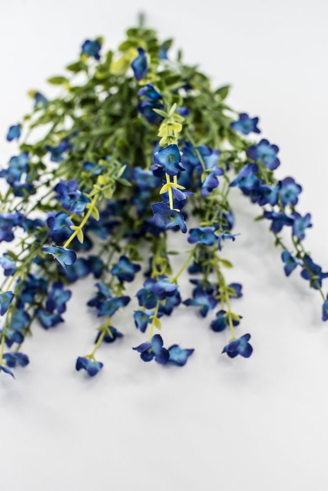 Blue filler flower and greenery bush - Greenery Marketartificial flowers83416-BL