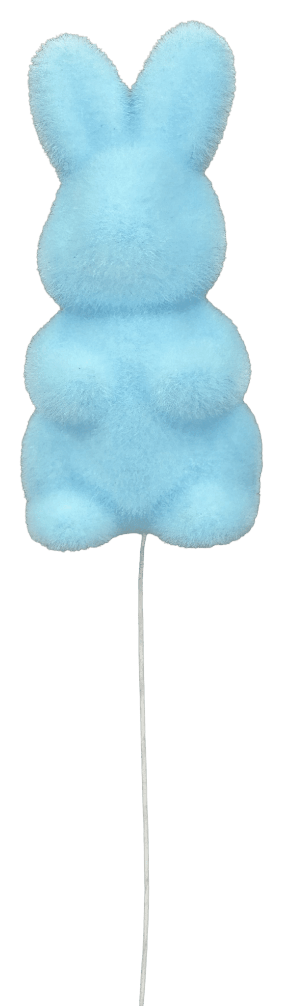 Blue Flocked Bunny Pick - 12" - Greenery Market63996BL