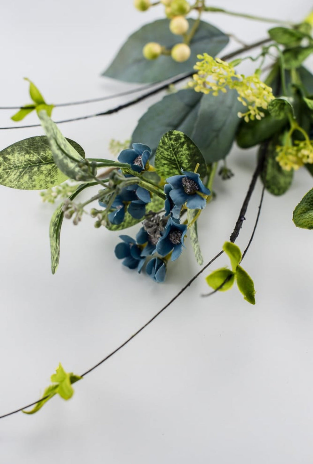 Blue flower and greenery - Greenery MarketArtificial Flora63460BL