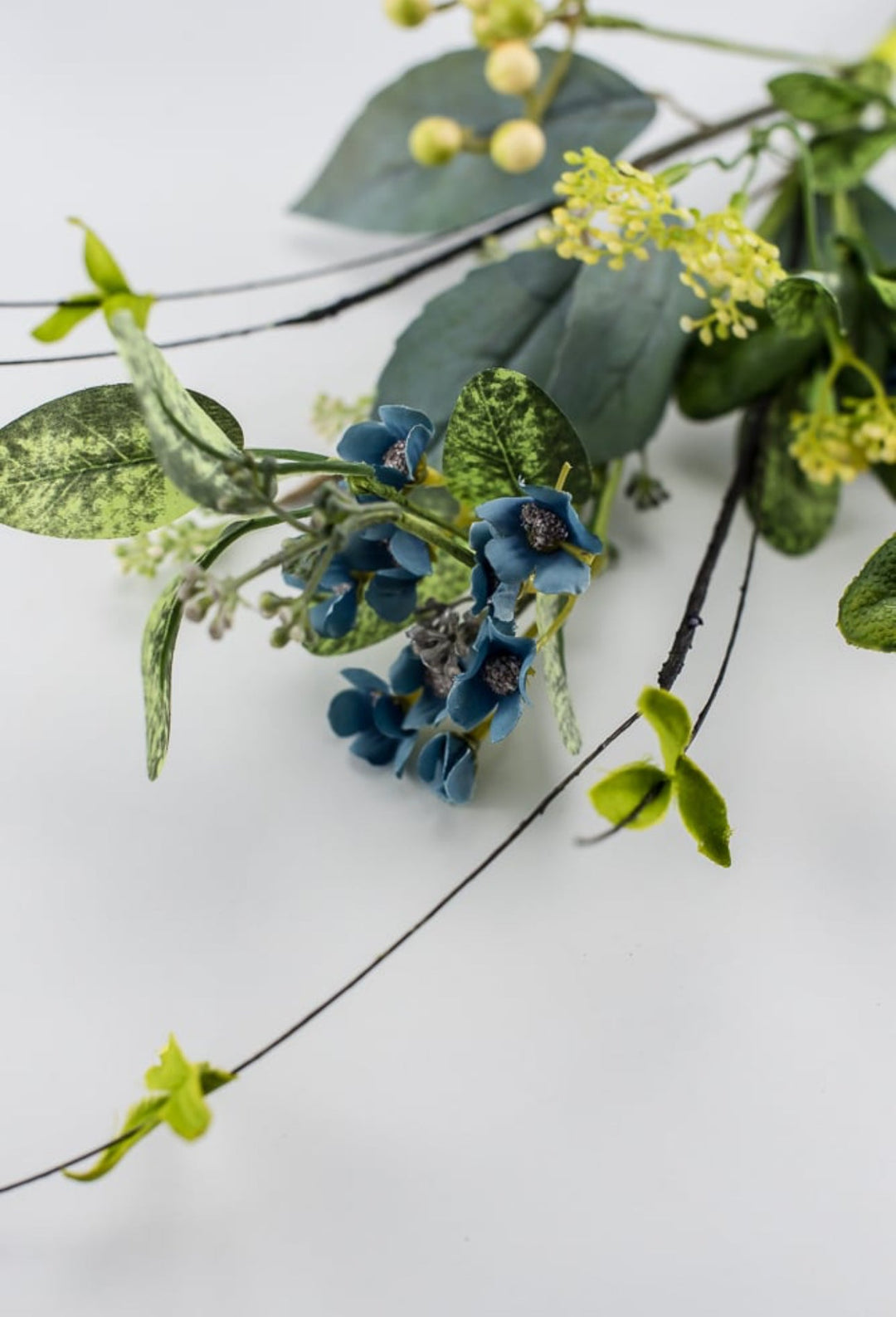 Blue flower and greenery - Greenery MarketArtificial Flora63460BL