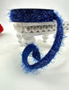 Blue fuzzy 1” farrisilk wired ribbon - Greenery MarketRibbons & TrimRS043-26