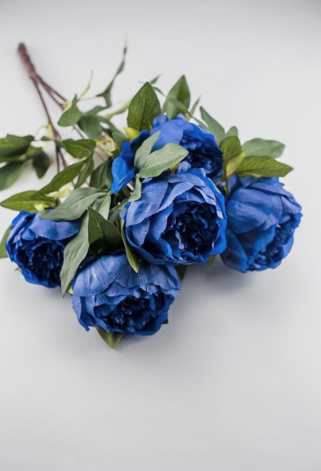 Blue garden peony bush - Greenery Marketartificial flowers27177