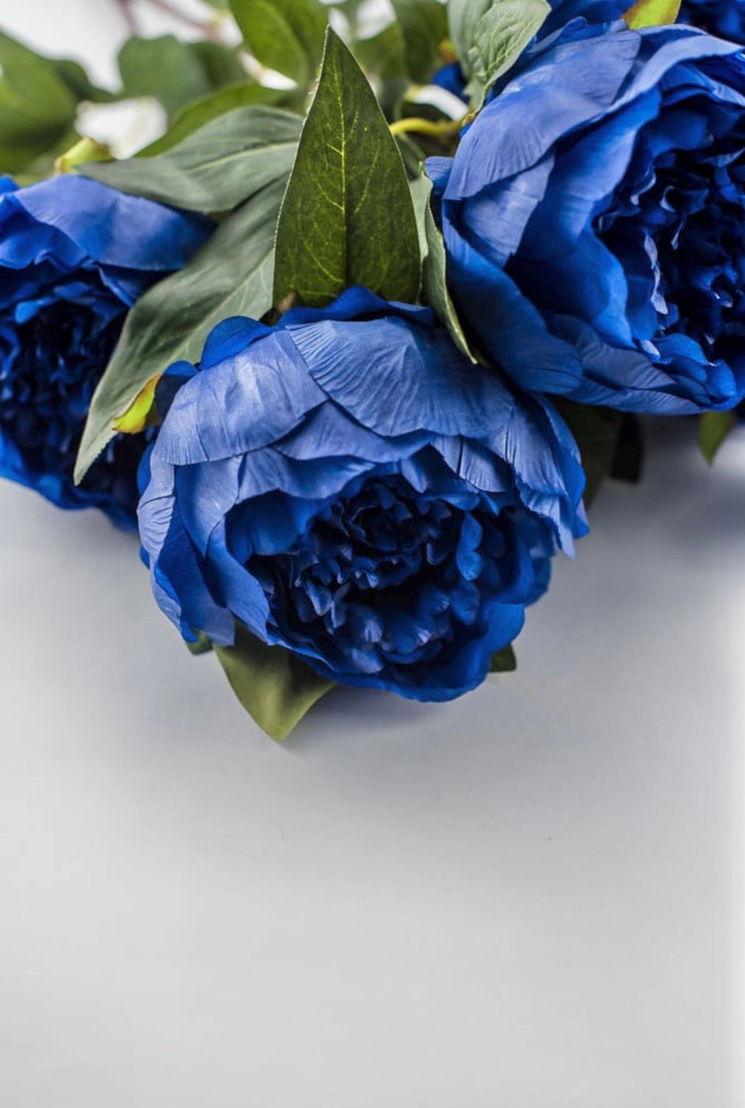 Blue garden peony bush - Greenery Marketartificial flowers27177