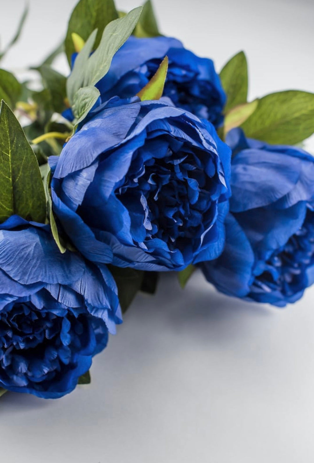 Blue garden peony bush - Greenery Marketartificial flowers27177