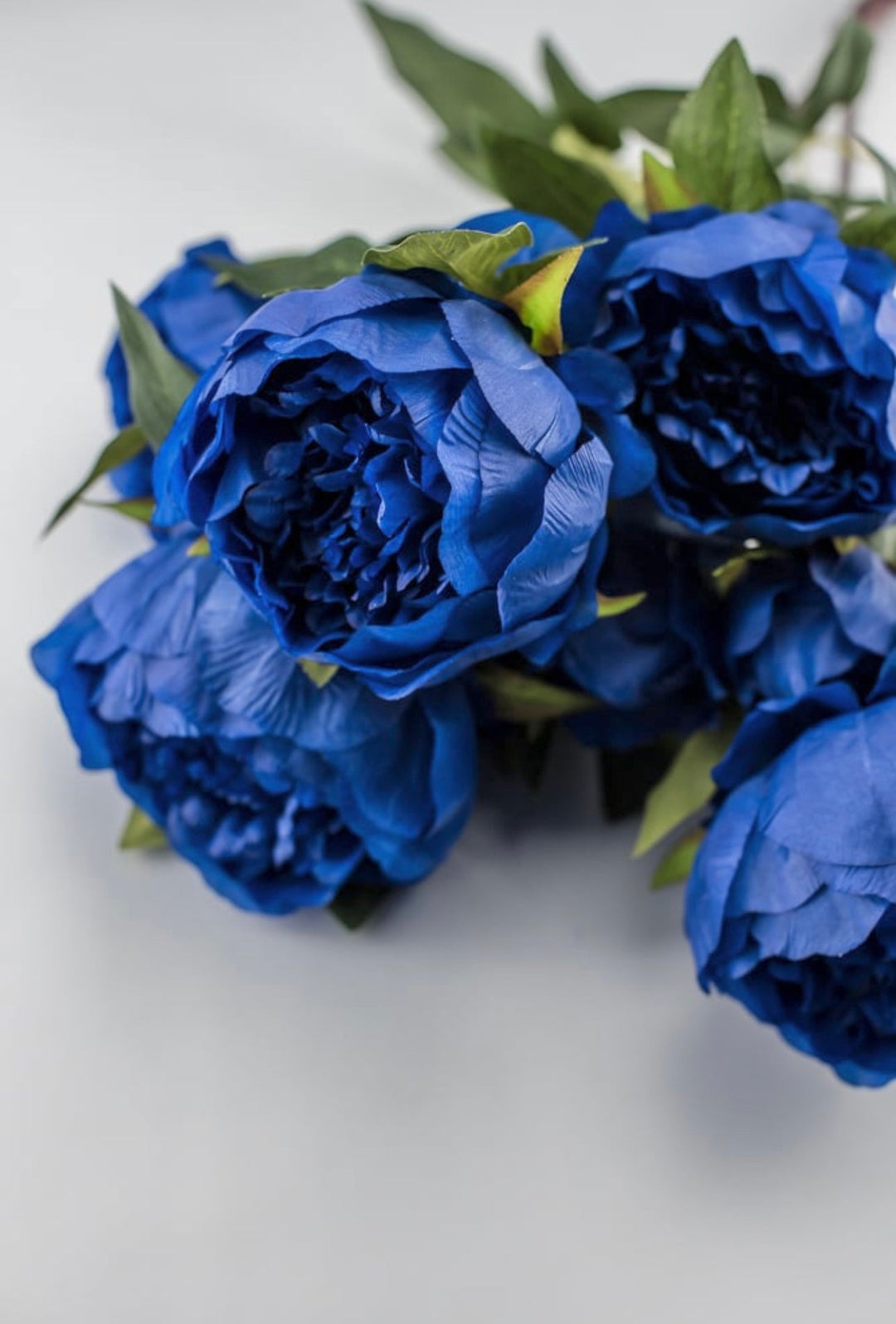 Blue garden peony bush - Greenery Marketartificial flowers27177