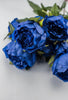 Blue garden peony bush - Greenery Marketartificial flowers27177