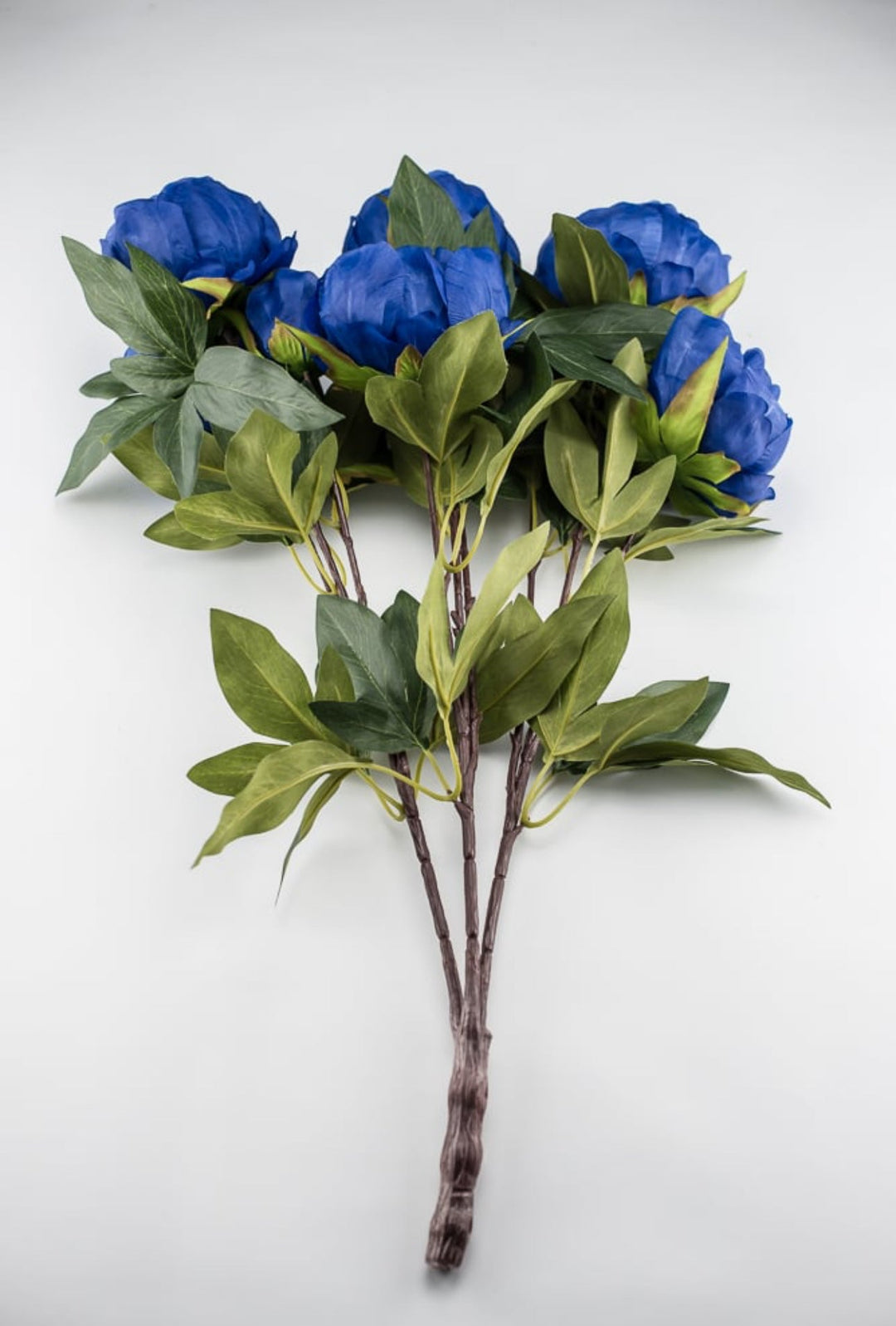 Blue garden peony bush - Greenery Marketartificial flowers27177