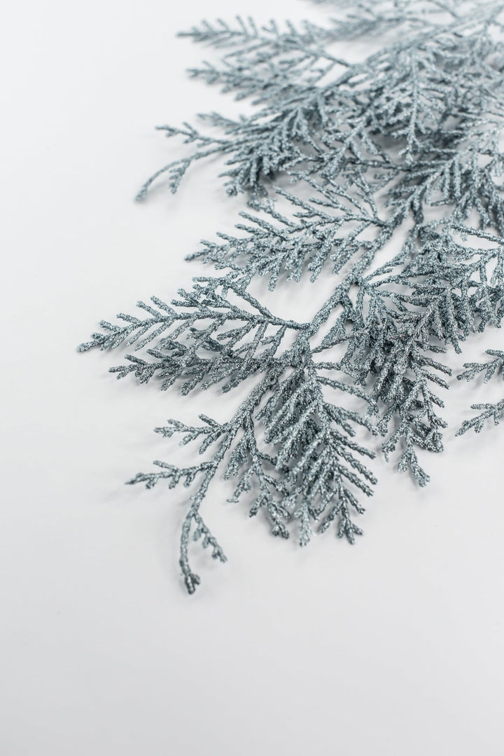 Blue Glitter Cedar Spray - Greenery Market86484BL