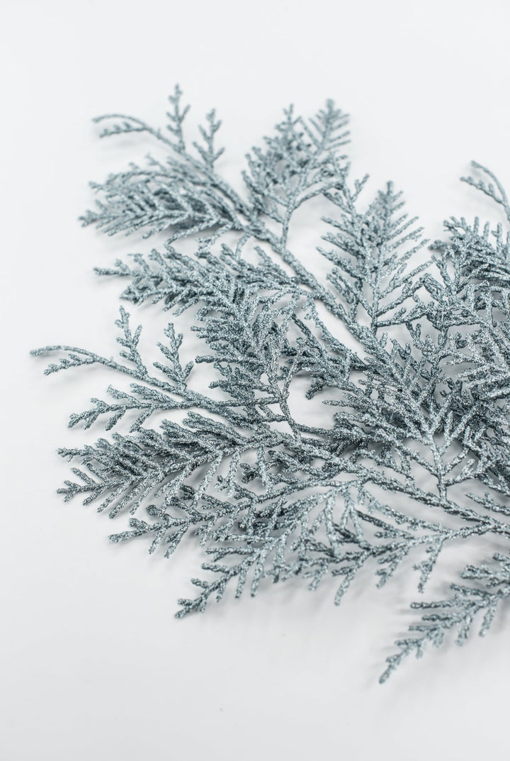 Blue Glitter Cedar Spray - Greenery Market86484BL