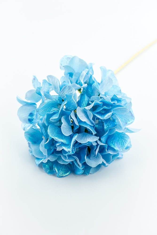 Blue Glossy Hydrangea Stem - Greenery Market86305BL