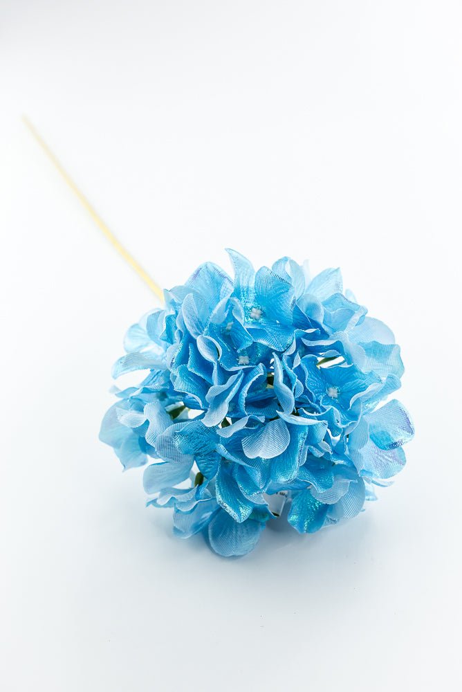 Blue Glossy Hydrangea Stem - Greenery Market86305BL