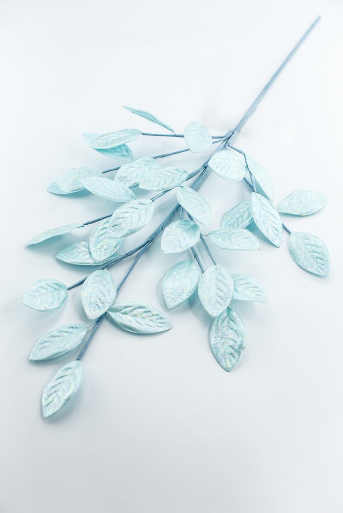 Blue Glossy Leaves Spray - Greenery Market86296BL