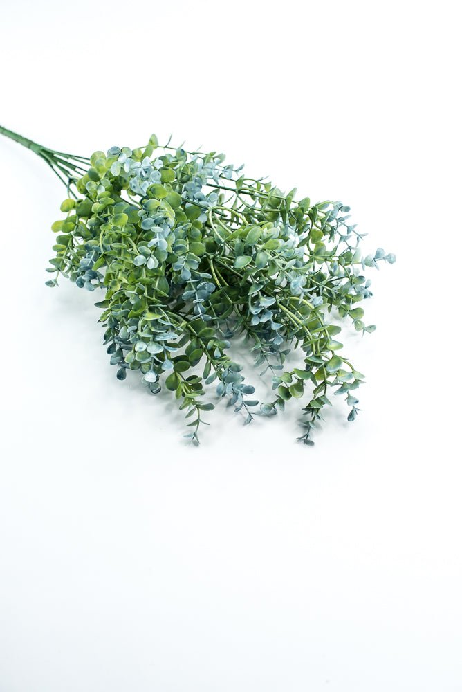 Blue Green Artificial Boxwood Bush - Greenery Market13627BL