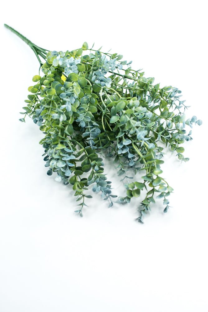 Blue Green Artificial Boxwood Bush - Greenery Market13627BL