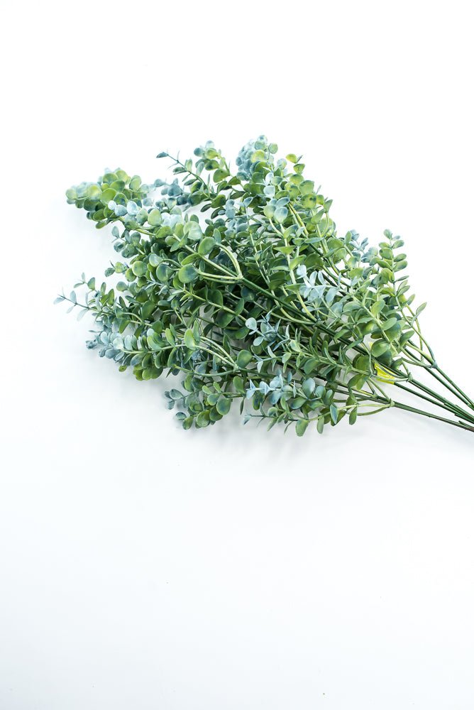 Blue Green Artificial Boxwood Bush - Greenery Market13627BL