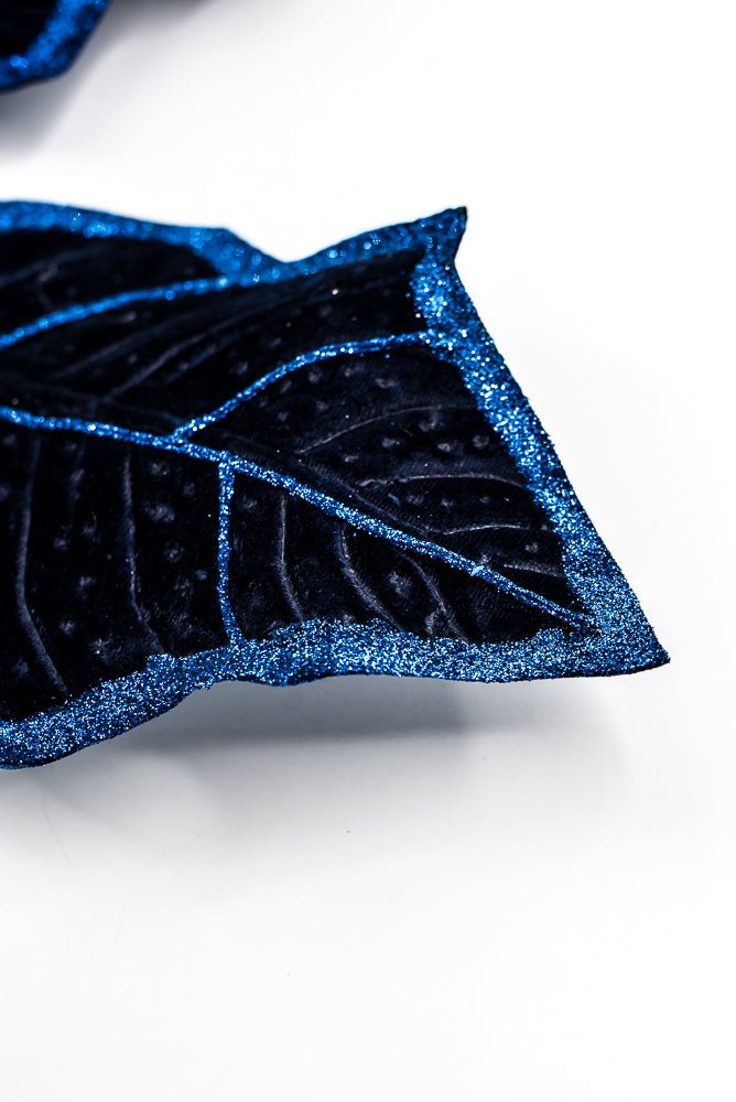 Blue Holly Leaves Spray - Greenery Market86264BL