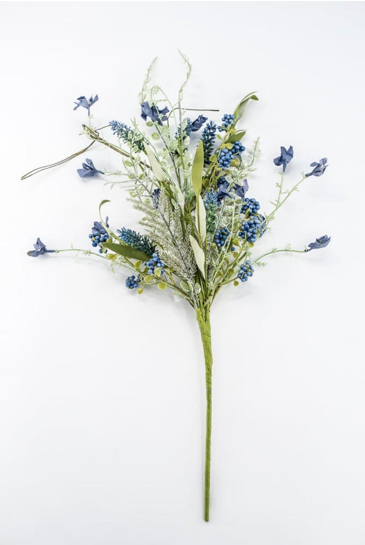 Blue Lavender And Berry Spray - 23" - Greenery MarketArtificial Flora60919-BL