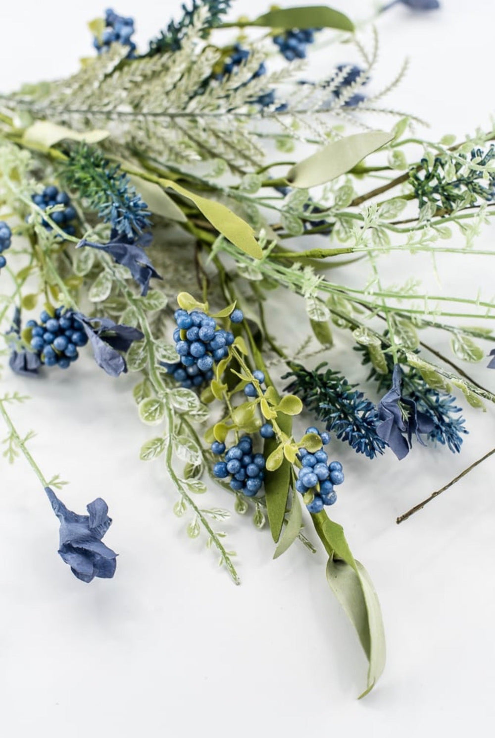 Blue Lavender And Berry Spray - 23" - Greenery MarketArtificial Flora60919-BL
