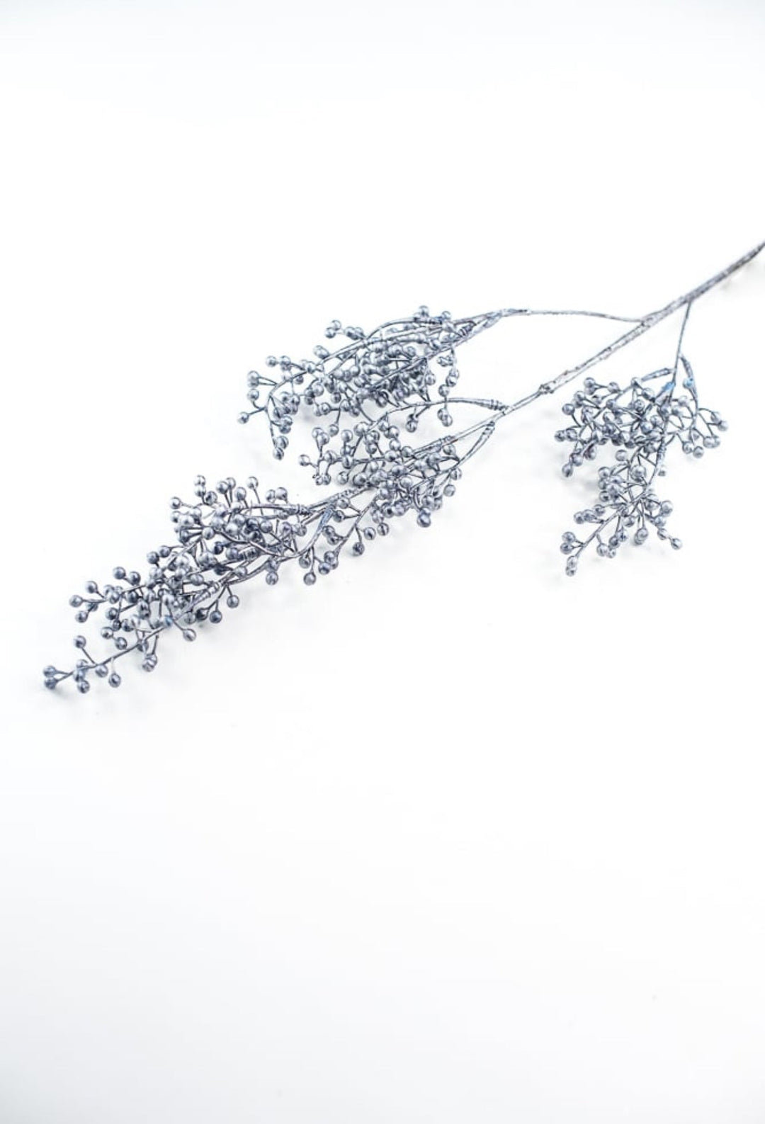 Blue metallic seed berries spray - Greenery Marketartificial flowers216292