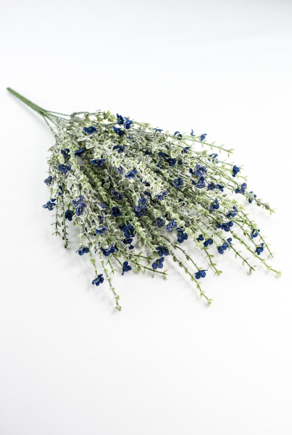 Blue Mini Filler Flower And Iced Greenery Bush - Greenery Market85263-BL