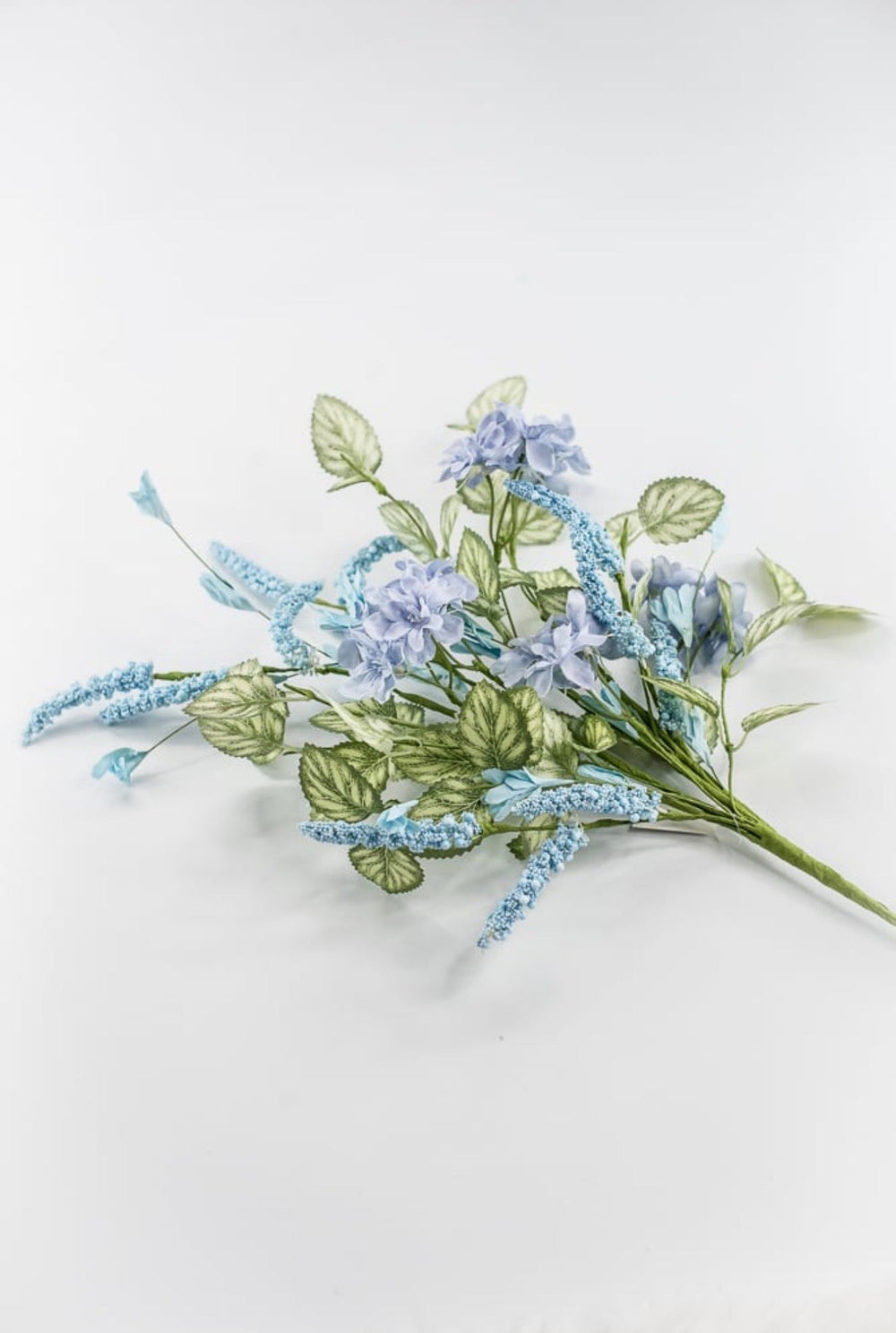 Blue Mixed Spring Blossom Bush - 21" - Greenery Market40394-BL