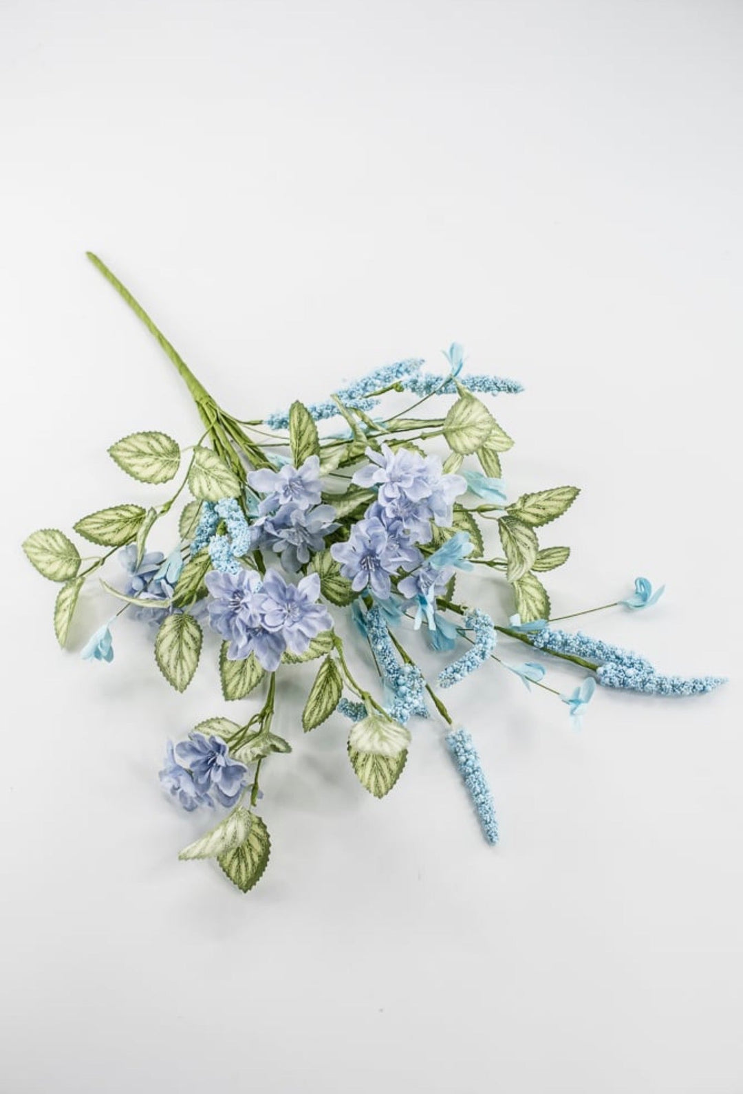 Blue Mixed Spring Blossom Bush - 21" - Greenery Market40394-BL