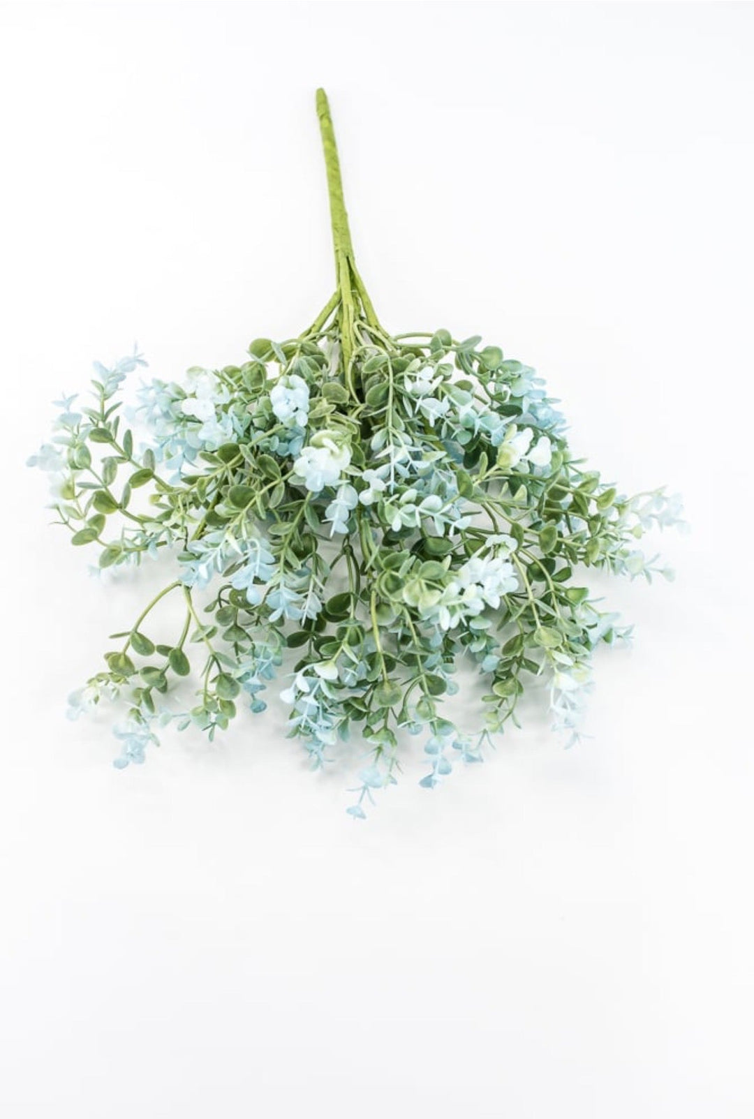 Blue Plastic Eucalyptus Bush - 17" - Greenery Market65467-BL
