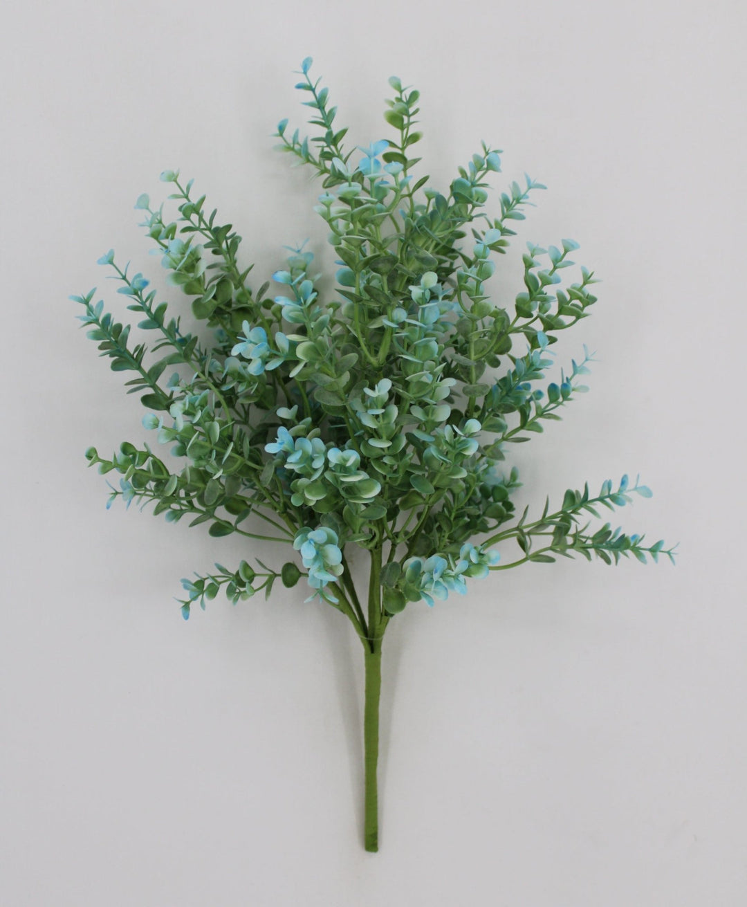 Blue Plastic Eucalyptus Bush - 17" - Greenery Market65467-BL