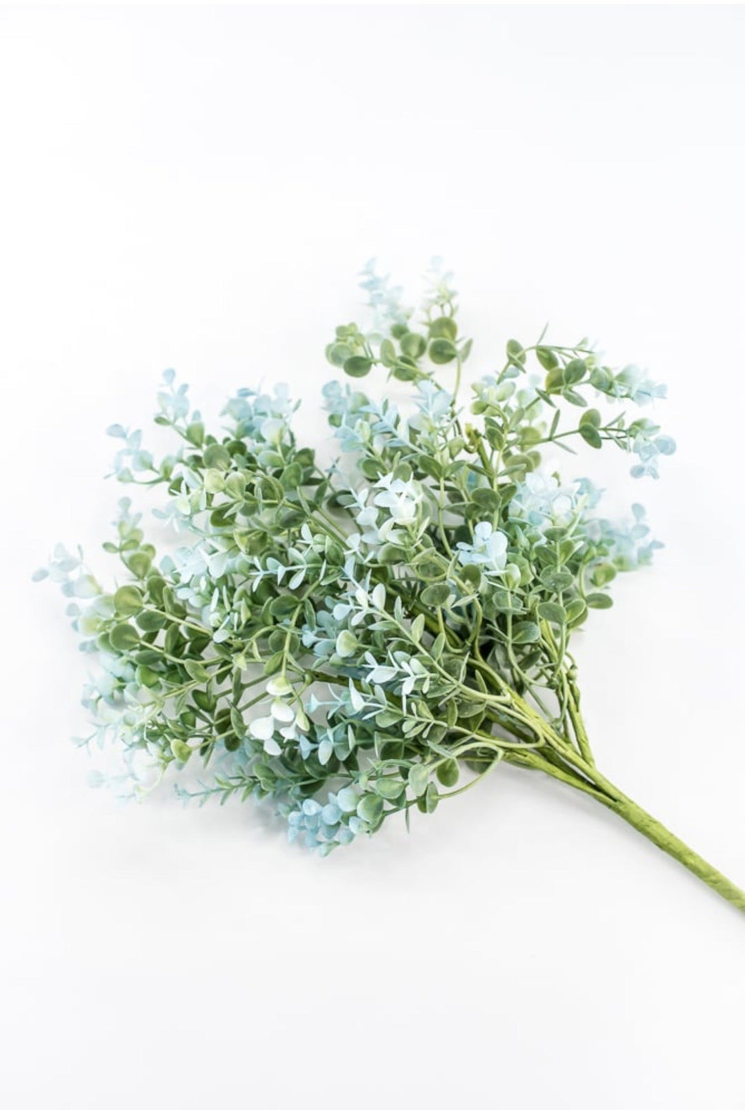 Blue Plastic Eucalyptus Bush - 17" - Greenery Market65467-BL