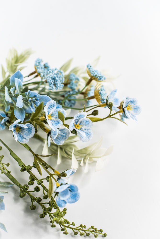 Blue Queen Anne Flower Filler Bush - 19" - Greenery Market63962BL