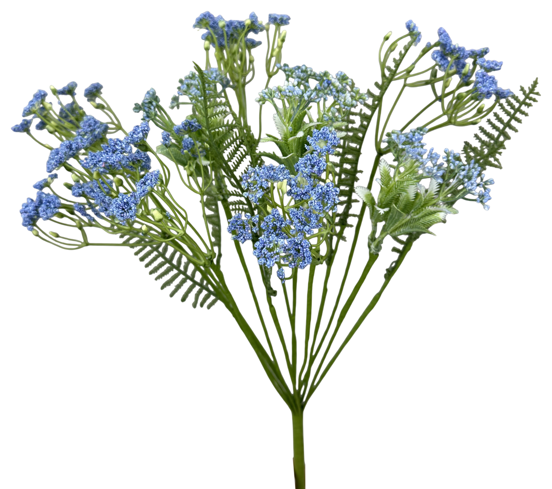 Blue Queen Anne's Filler Bush - 20" - Greenery MarketArtificial Flowers63848BL